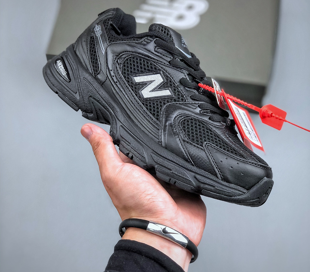 Giày New Balance 530 Retro 'Black' MR530FB1 - Ảnh 3