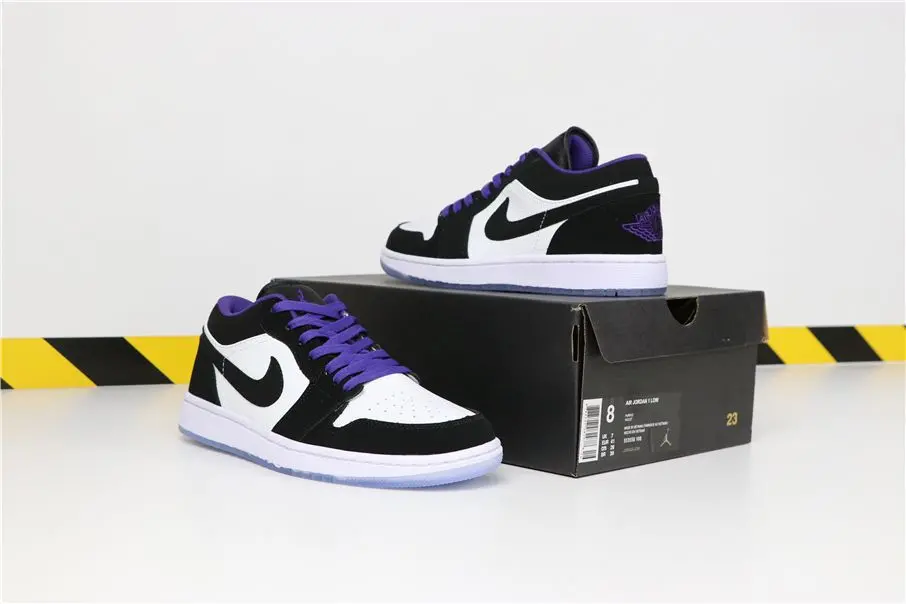 Giày Nike Air Jordan 1 Low 'Concord' 553558-108 - Ảnh 3