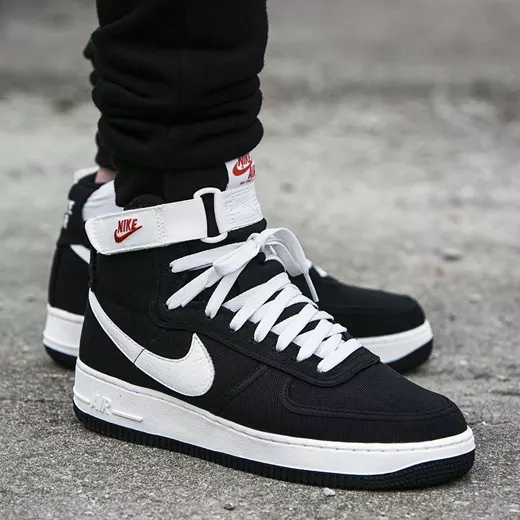 Giày Nike Air Force 1 High Retro Black Sail 832747-001 - Ảnh 5