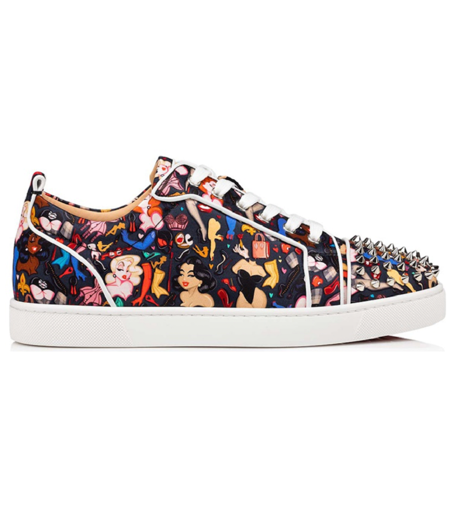 Giày Christian Louboutin Louis Junior Spikes 'Multicolor' 1220660B536