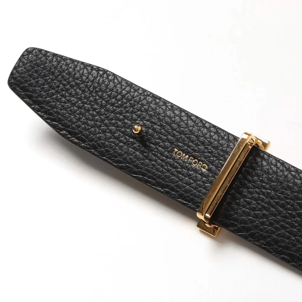 Thắt Lưng Tom Ford T Buckle Reversible Belt 'Black' TB224T-C7906 - Ảnh 3