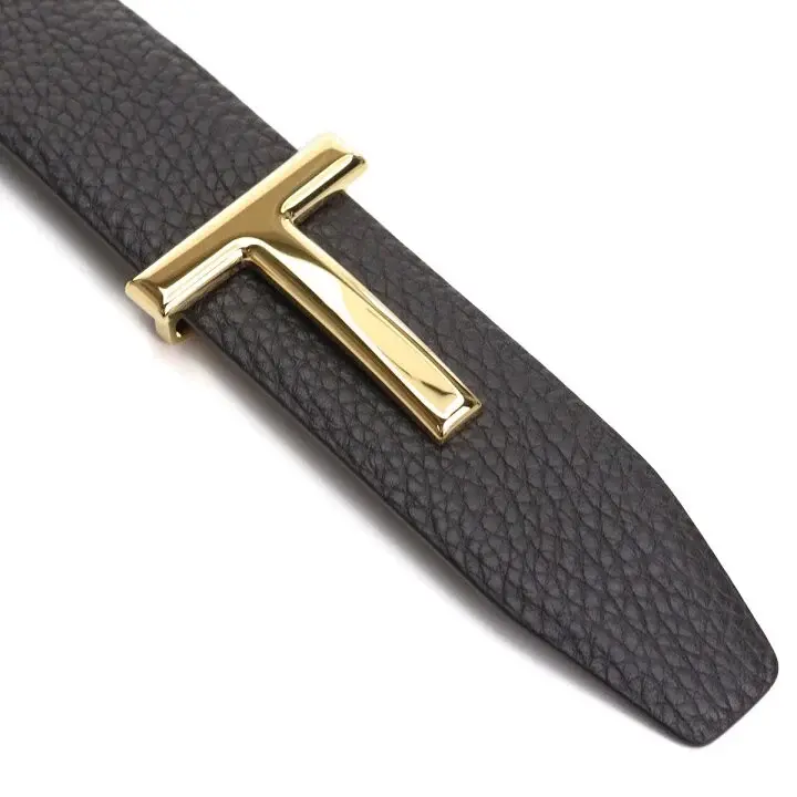 Alternative view of Thắt Lưng Tom Ford T Buckle Reversible Belt 'Black' TB224T-C7906