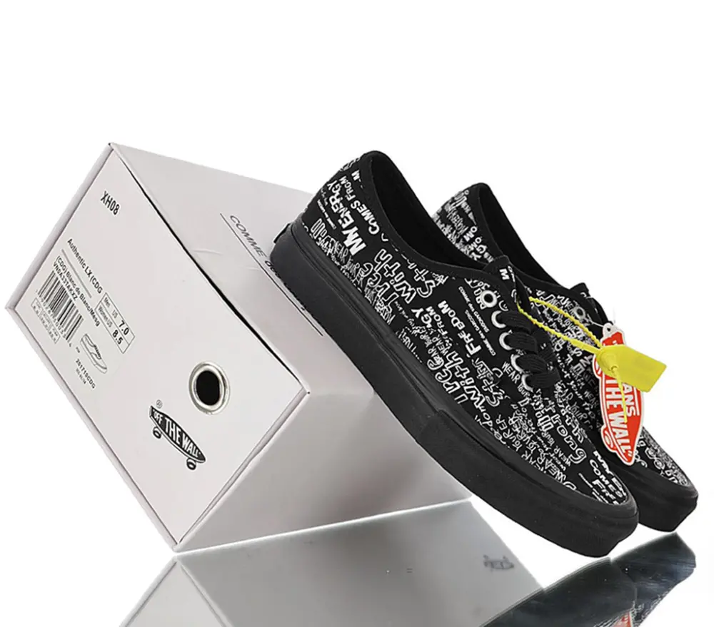 Alternative view of Giày Vans Comme des Garçons x Authentic LX 'Graffiti - Black' VN0A33TASO7