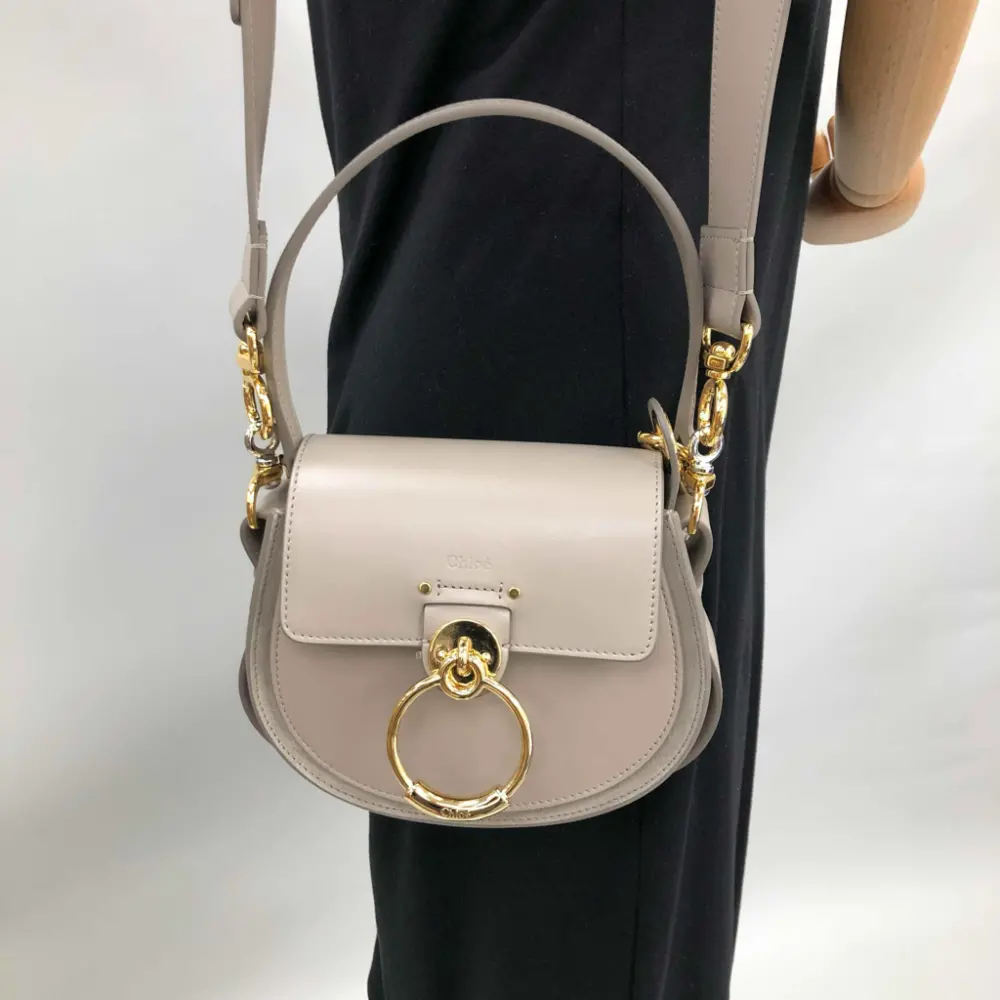Túi Chloe Small Tess Saddle Bag CHC18WS153A3723W - Ảnh 4