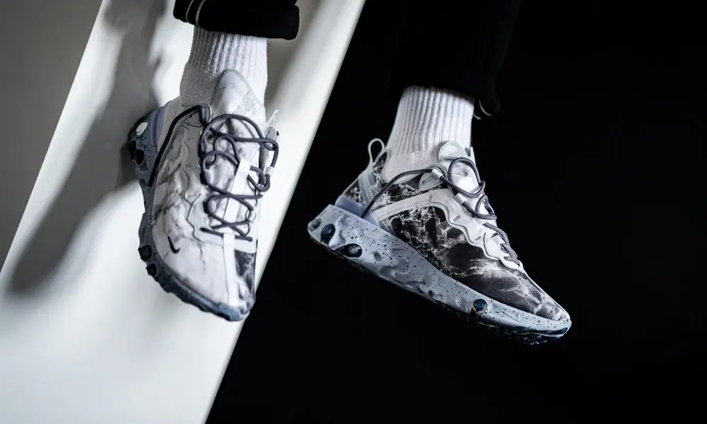 Alternative view of Giày Nike Kendrick Lamar x React Element 55 'Pure Platinum' J3312-001