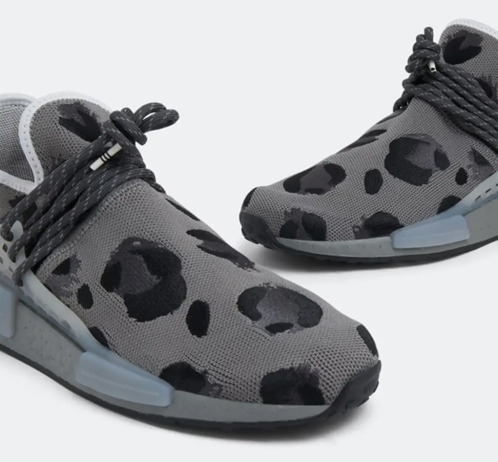 Giày Adidas NMD Hu Pharrell 'Animal Print Ash Grey' ID1531 - Ảnh 6
