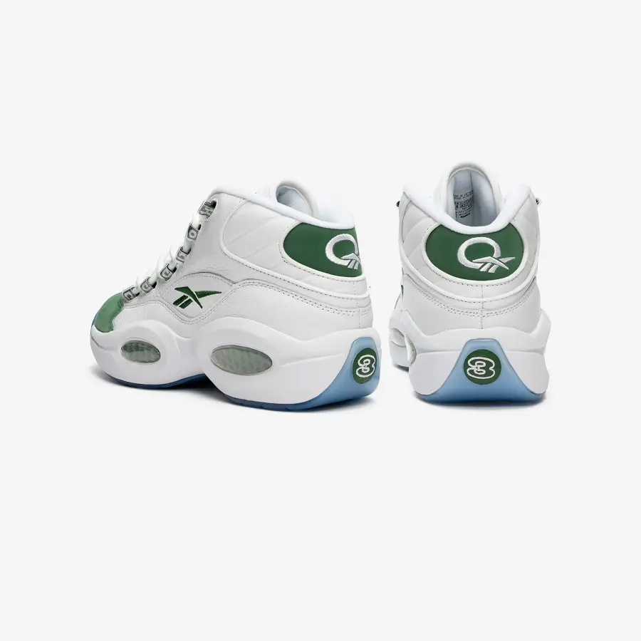 Giày Reebok Question Mid Michigan State ‘Cloud White’ ID6690 - Ảnh 5