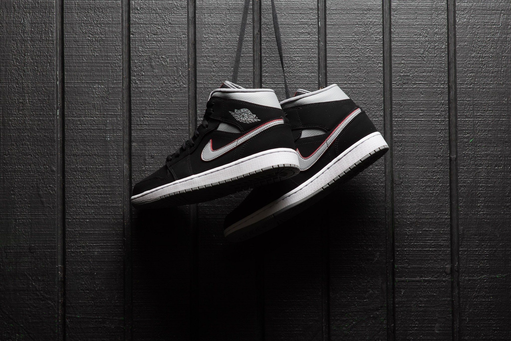 Giày Nike Air Jordan 1 Mid 'Particle Grey' 554724-060 - Ảnh 2