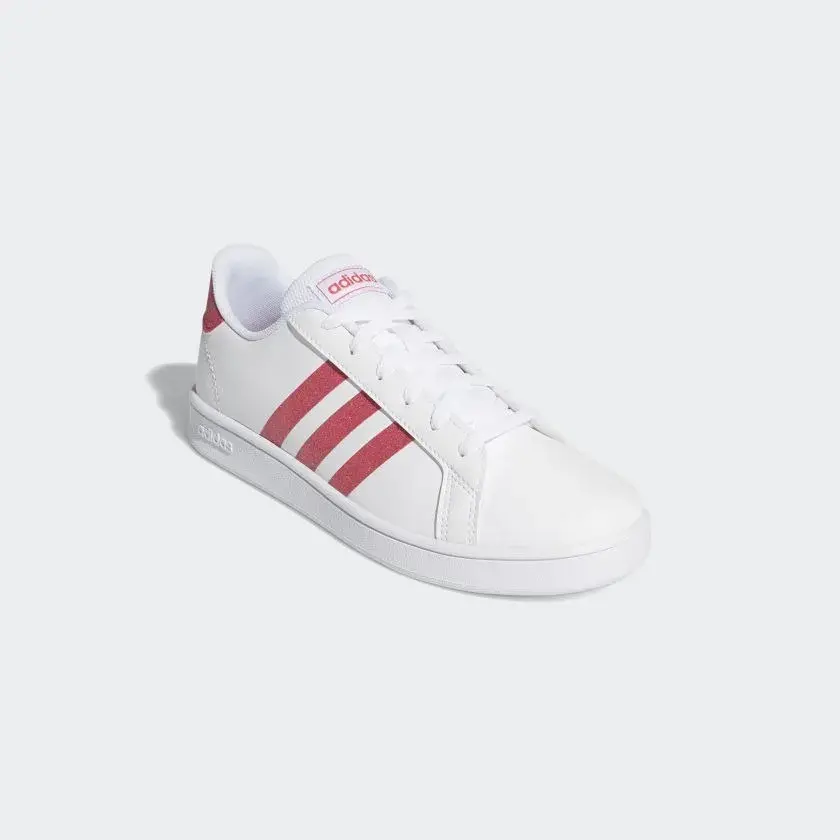 Giày Adidas Grand Court J 'White Real Pink' EG5136 - Ảnh 3