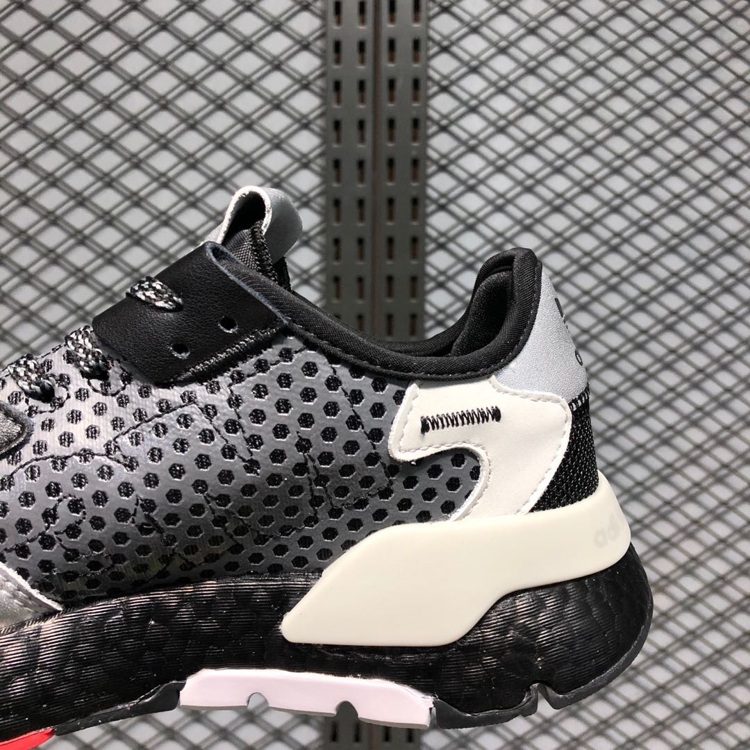 Giày Adidas Nite Jogger ‘Bar Code Graphic’ EF5407 - Ảnh 4