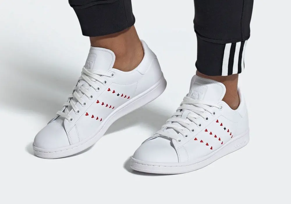 Giày Adidas Stan Smith Heart EG5811 - Ảnh 4