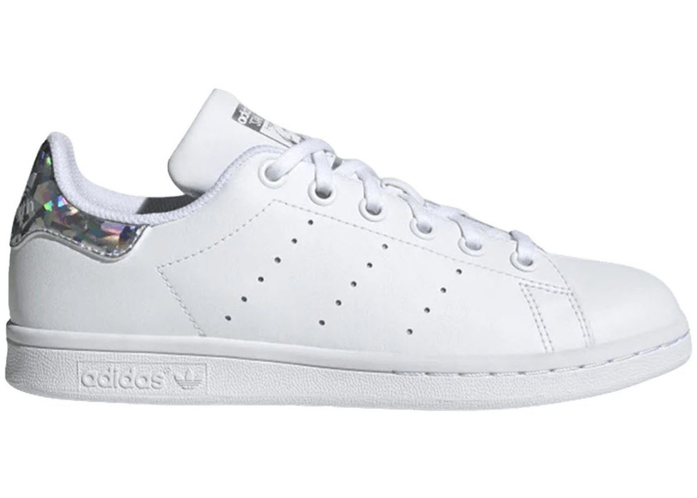 Giày Adidas Stan Smith Sparkly Heel White EE8483