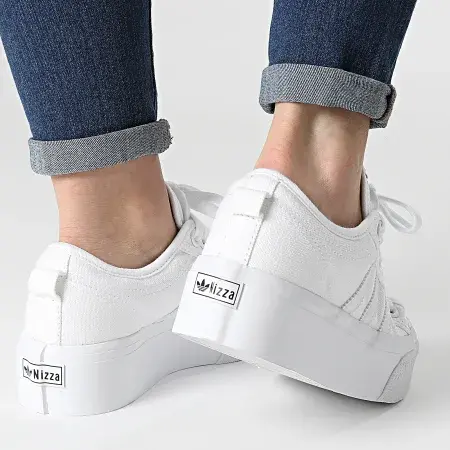 Giày Adidas Wmns Nizza Platform 'Triple White' FV5322 - Ảnh 3