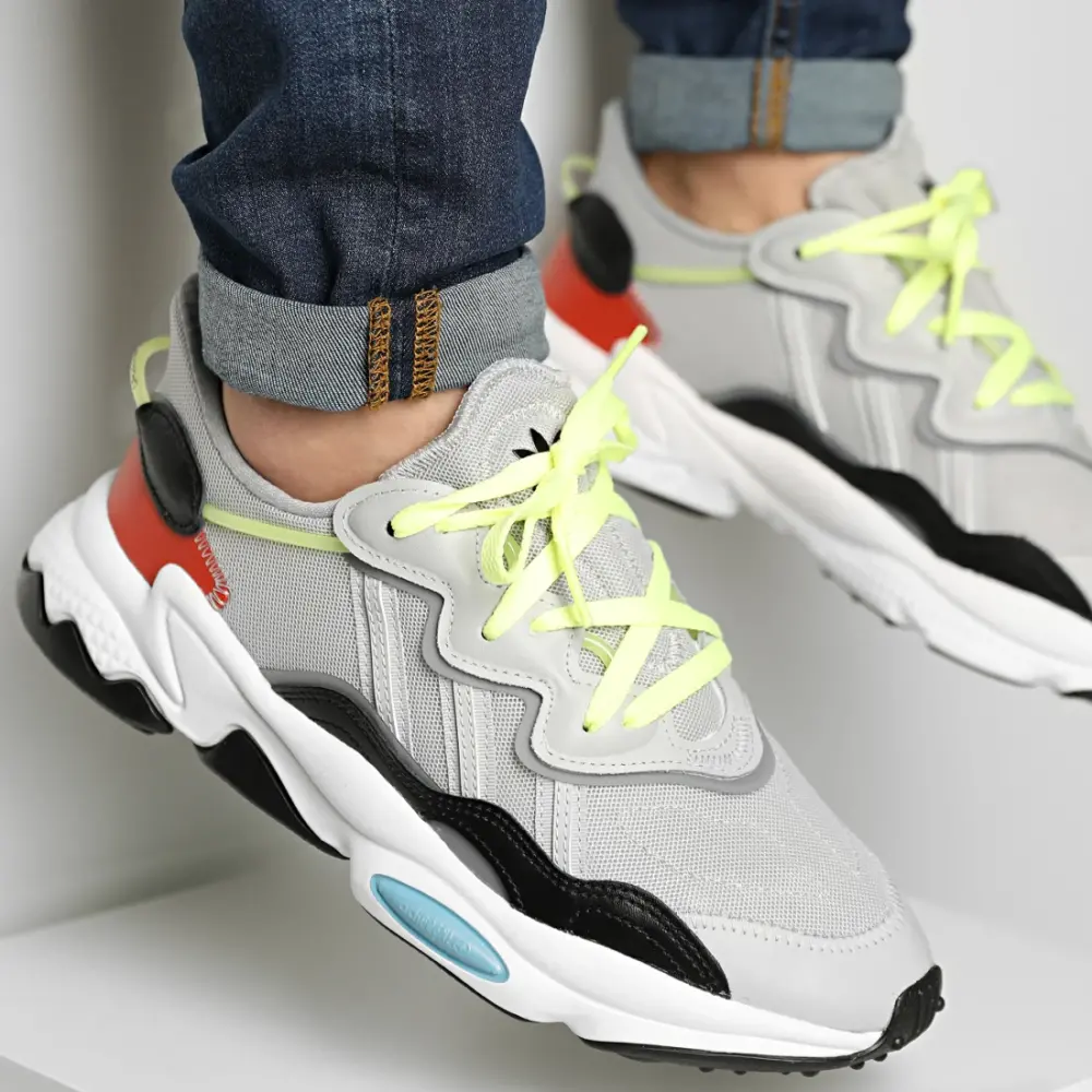 Alternative view of Giày Adidas Ozweego 'Grey Hazy Blue' FX6058