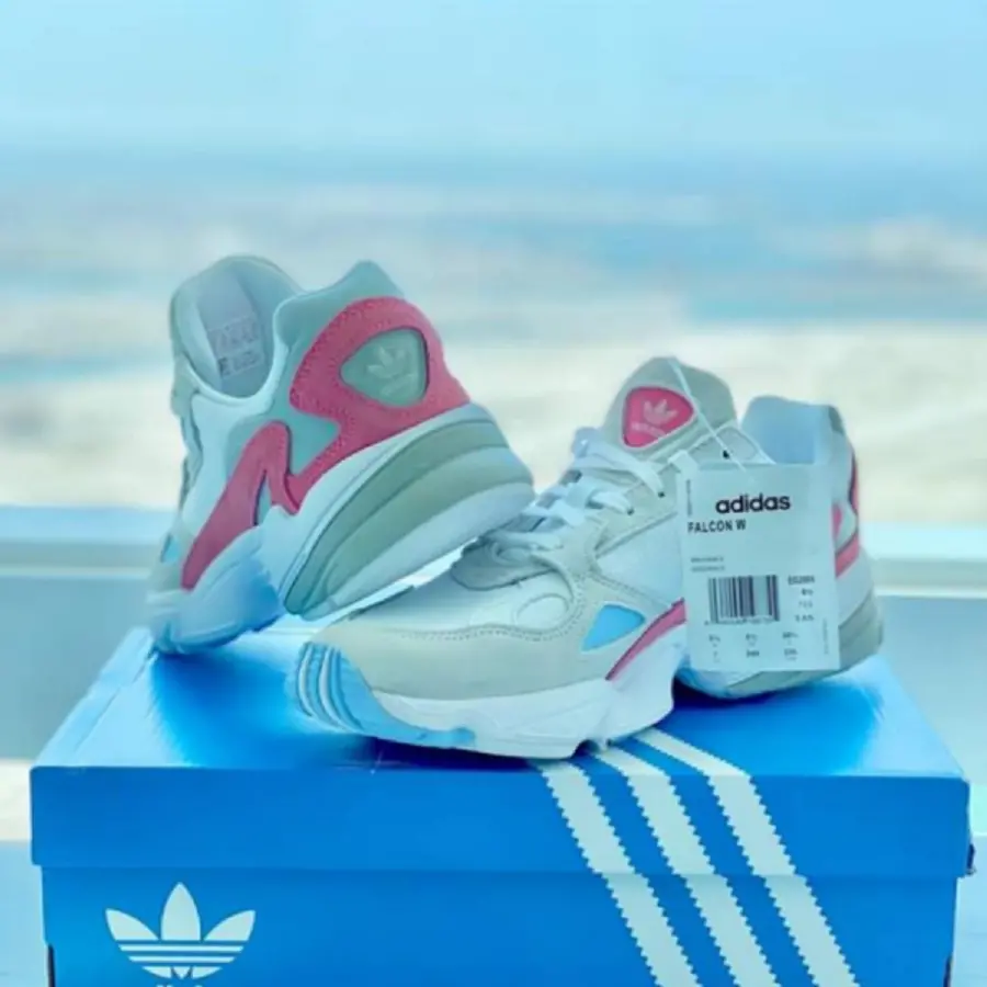 Giày Adidas Wmns Falcon White Shock Pink EG2866 - Ảnh 3