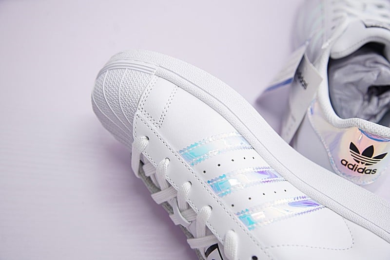 Giày Adidas Superstar "Pink Hologram" FV3139 - Ảnh 6