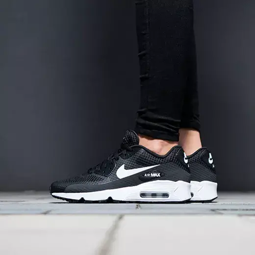 Alternative view of Giày Nike Air Max 90 WMNS BR 'Black White' 833475-001