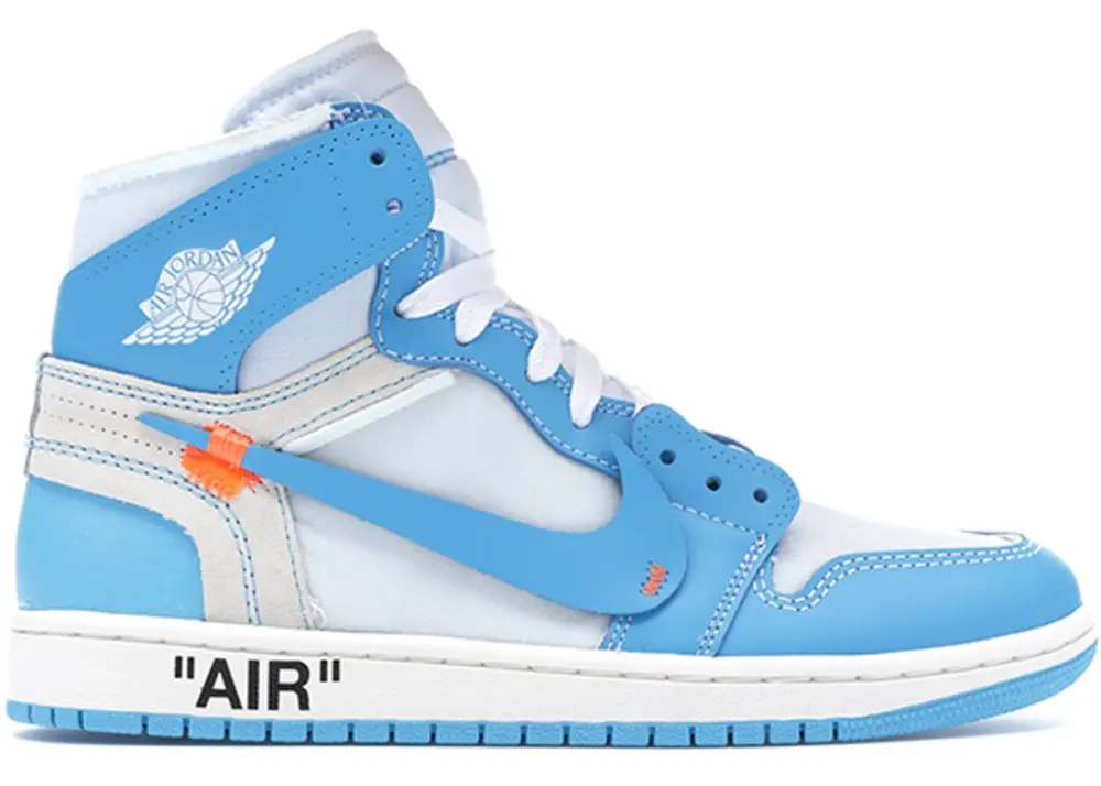 Giày Nike Off-White x Air Jordan 1 Retro High 'University Blue' AQ0818-148