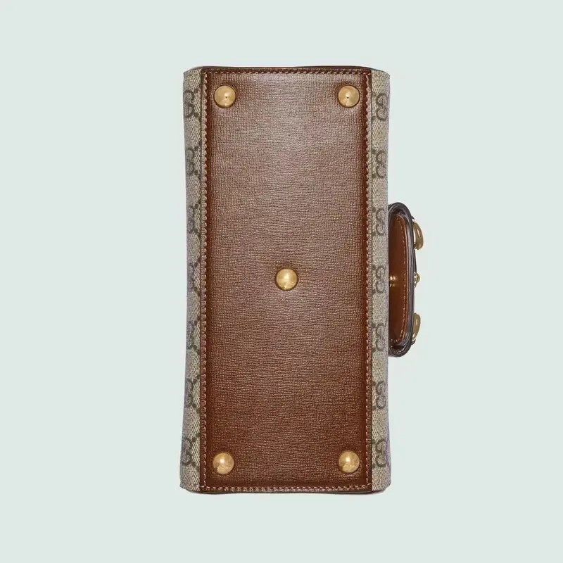 Túi Gucci Horsebit 1955 Mini Bag 'Light-Brown' 703848-9AAAJ-8563 - Ảnh 5