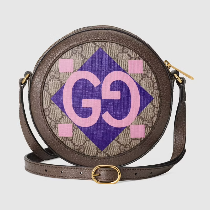 Túi Gucci Round Shoulder With Double G Brown Leather 574978-UQHNE-9885 - Ảnh 3