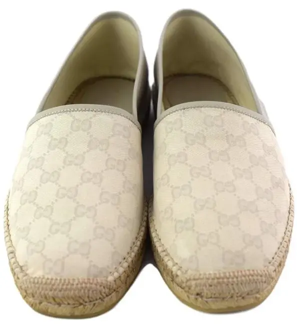 Giày Gucci Monogram Signature Espadrilles 35 Off White 466902-FV590-9073 - Ảnh 3