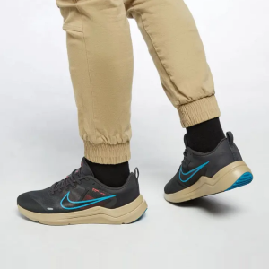 Alternative view of Giày Nike Downshifter 12 ‘Dark Smoke Grey Laser Blue’ DD9293-008