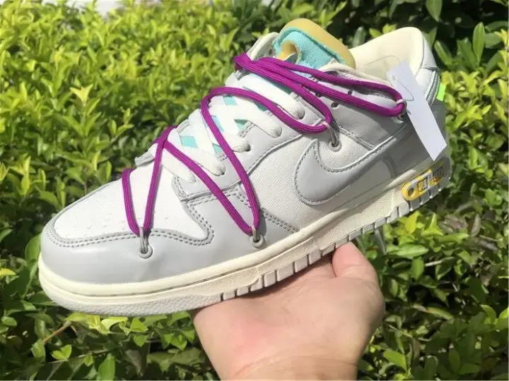 Giày Nike Off-White x Dunk Low 'Lot 21 of 50' DM1602-100 - Ảnh 6