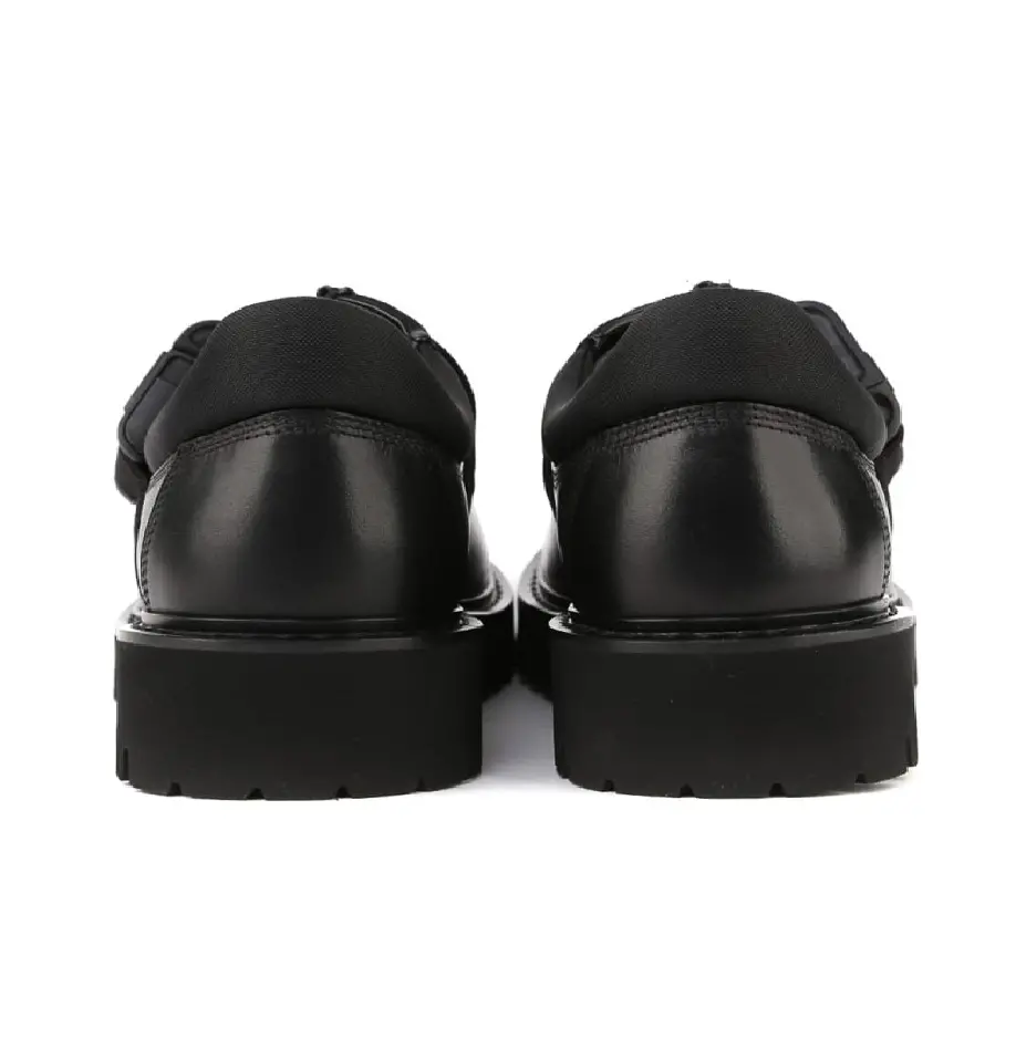 Giày Valentino Calfskin Derby VLTN Buckle Black UY0S0D89YBH0NO - Ảnh 4