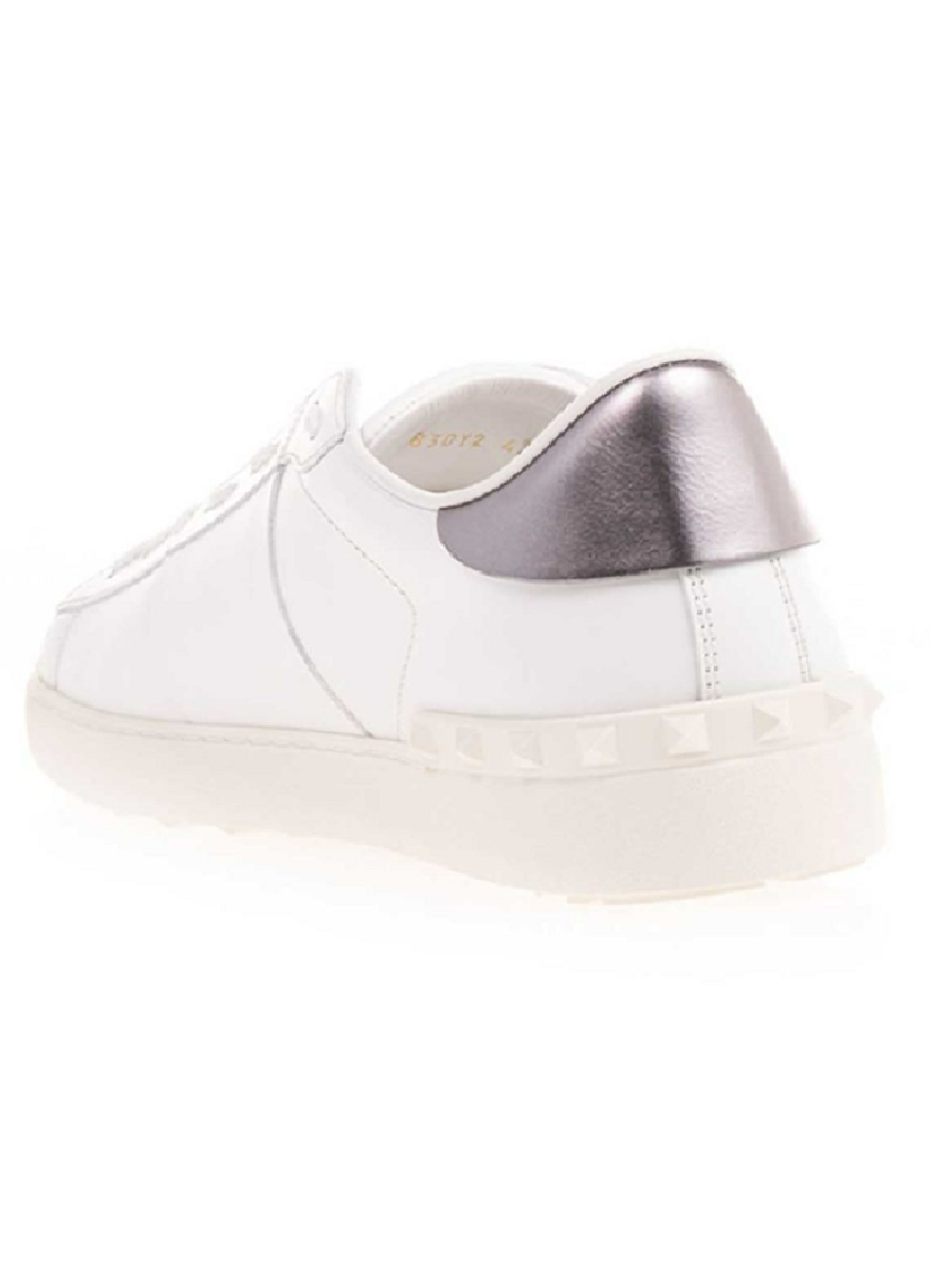 Giày Valentino Garavani Men's White Leather Sneaker UY2S0830PST2C0 - Ảnh 4