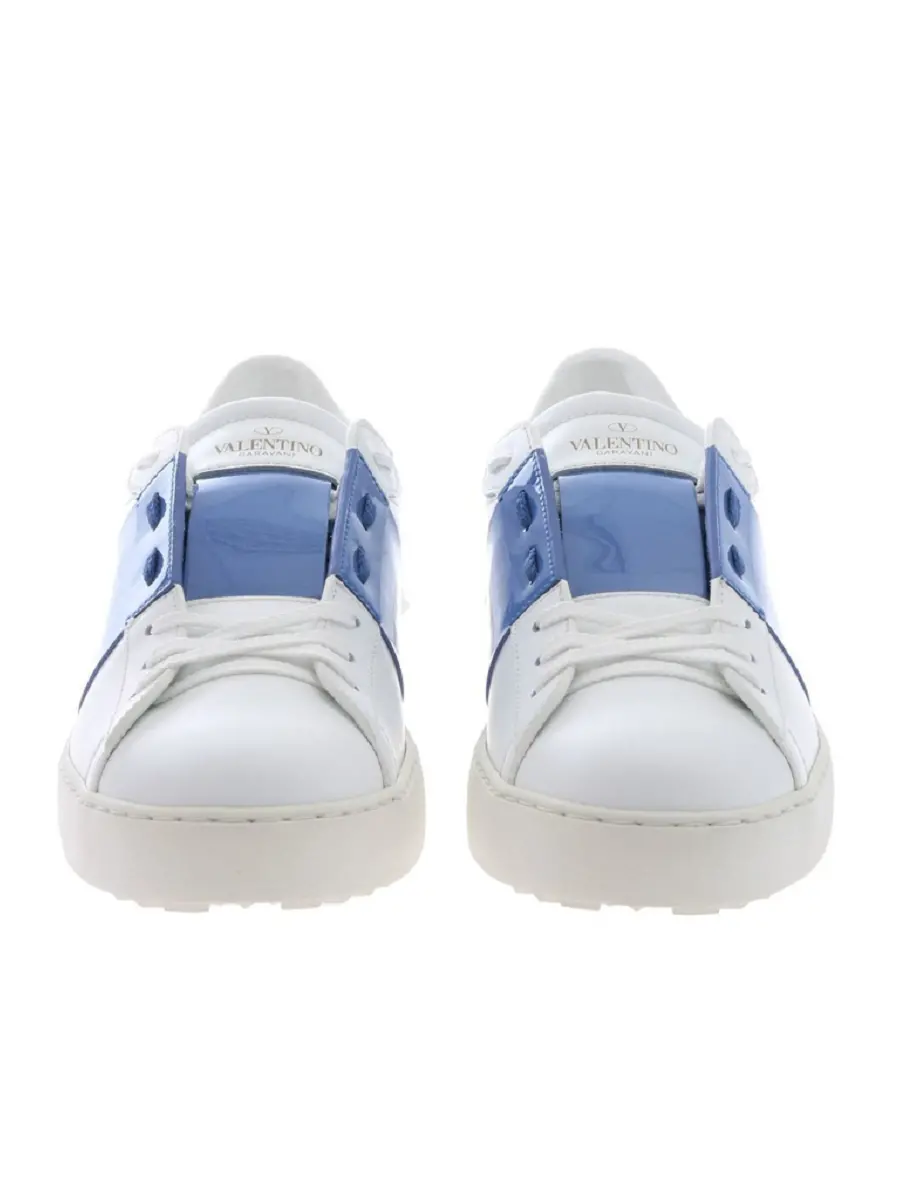 Giày Valentino Garavani White Leather VY0S0830BLU60U - Ảnh 4