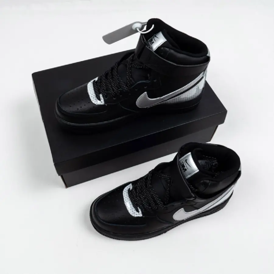 Giày Nike 3M x Air Force 1 High ‘Black’ CU4159-001 - Ảnh 3