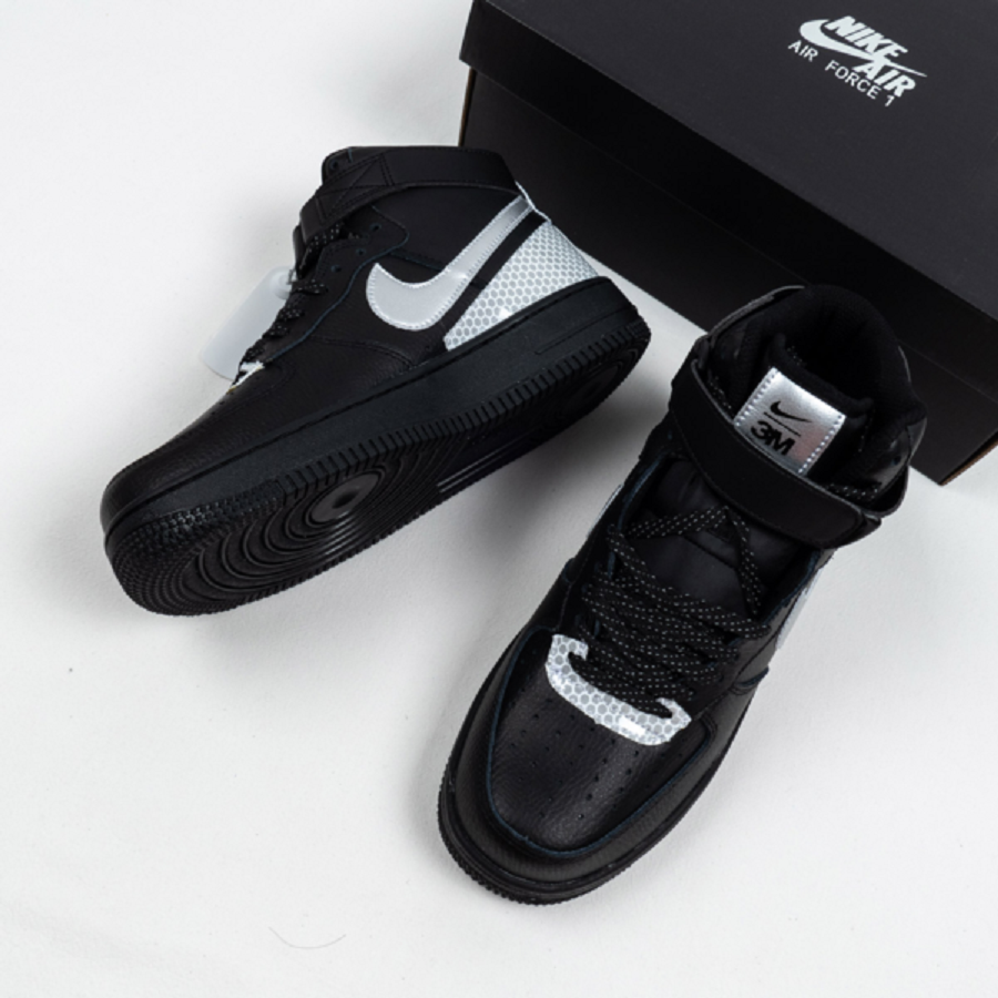 Giày Nike 3M x Air Force 1 High ‘Black’ CU4159-001 - Ảnh 2