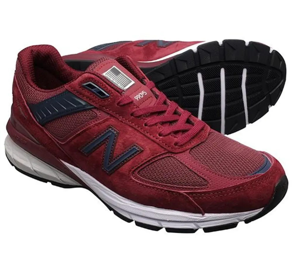 Giày New Balance 990v5 Made in USA ‘Burgundy’ M990BU5 - Ảnh 3