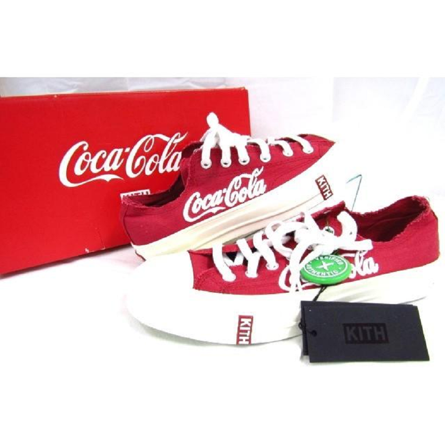 Giày Converse Kith x Coca-Cola x Chuck 70 Low 'Red' 169838C - Ảnh 4