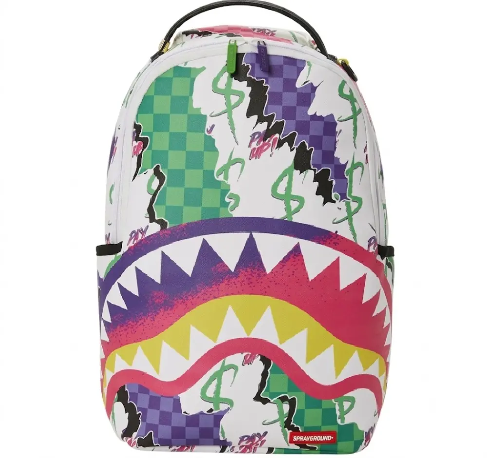 Balo Sprayground Shark Mouth 'Colorful Graffiti' W0835711