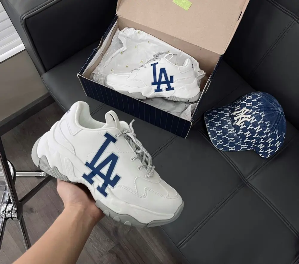 Giày MLB Big Ball Chunky A LA Dodgers 32SHC1111-07W - Ảnh 3