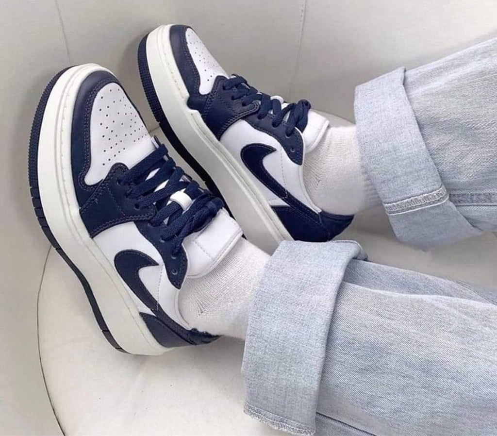 Giày Nike Air Jordan 1 Low Elevate 'Navy White' DH7004-141 - Ảnh 2