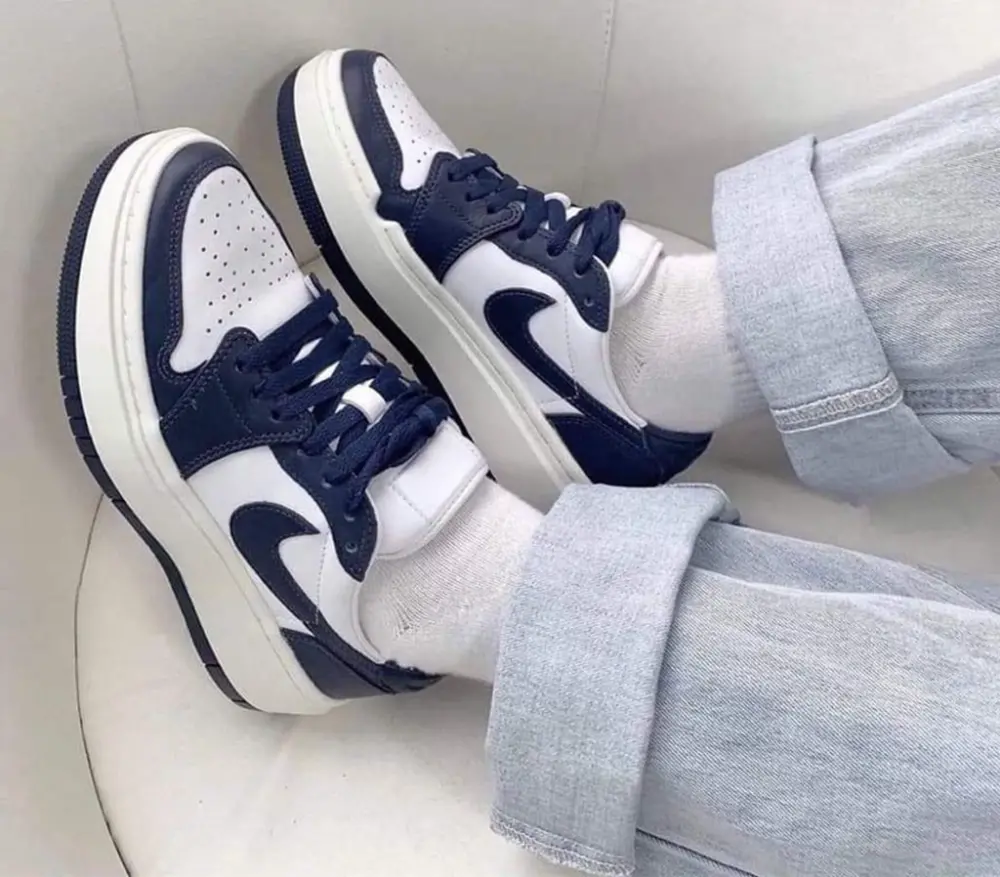 Alternative view of Giày Nike Air Jordan 1 Low Elevate 'Navy White' DH7004-141