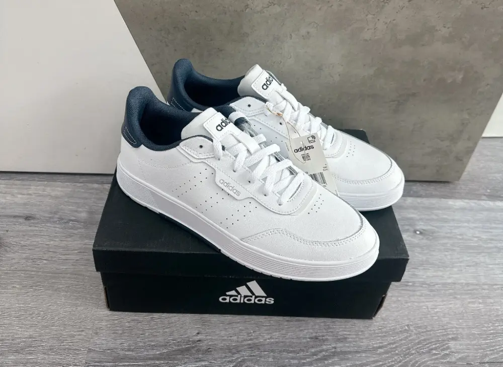 Giày Adidas Courtphase Cloud White Navy GX5949 - Ảnh 5