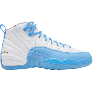 Giày Nike Air Jordan 12 Retro Emoji 'White Blue' DQ4365-114