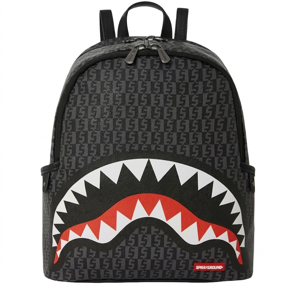 Balo Sprayground Presbyopia Checkerboard Shark Mouth 'Black' W0915702