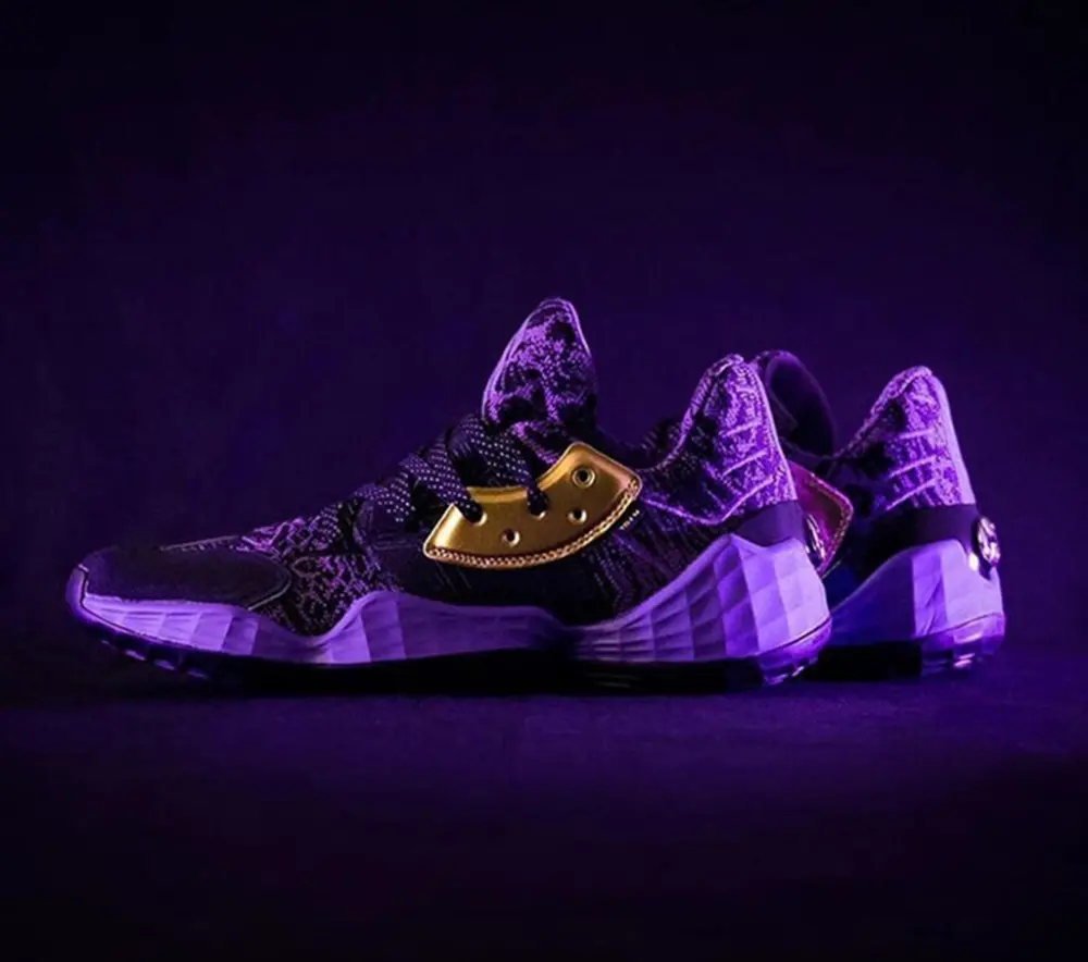 Alternative view of Giày Adidas Harden Vol. 4 Star Wars Lightsaber Black Purple EH2456