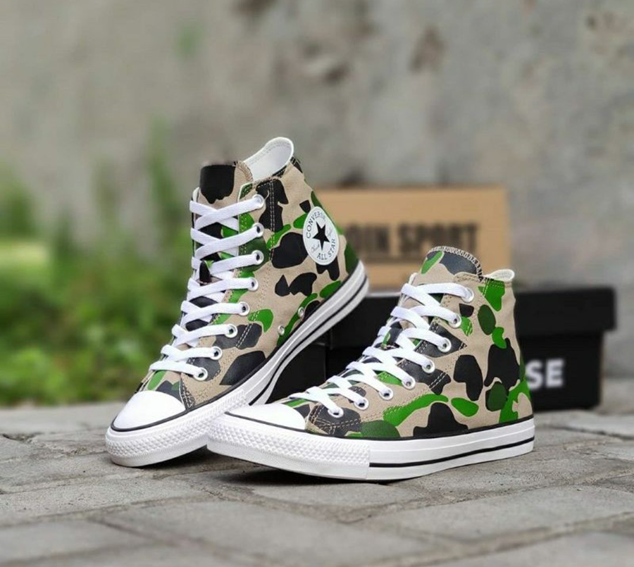 Giày Converse Chuck Taylor All Star High 'Archival Camo' 166714C - Ảnh 3