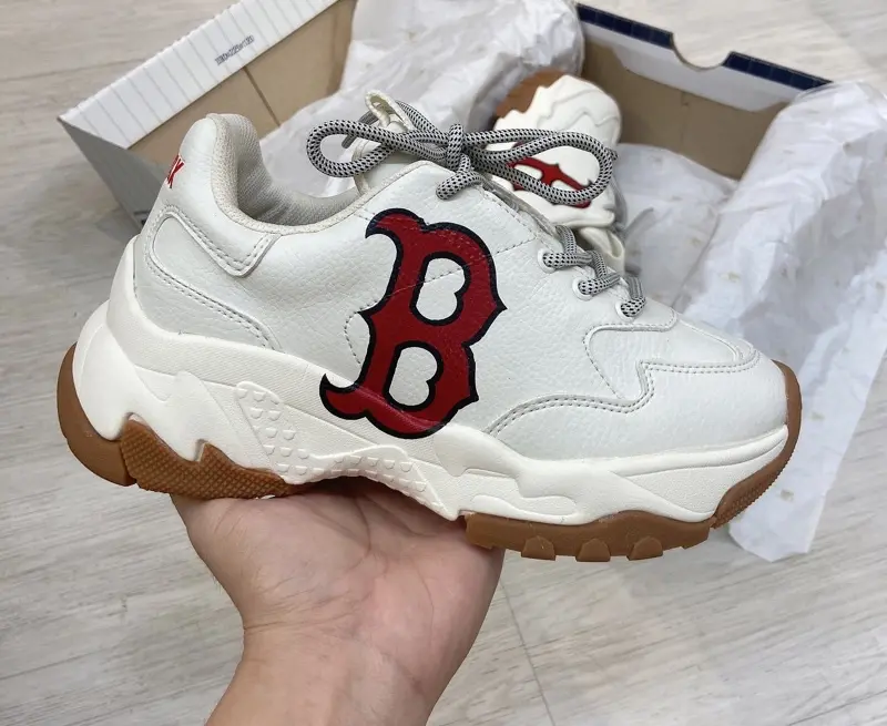 Giày MLB Big Ball Chunky Emboss Boston Red Sox 32SHC6011-43I - Ảnh 6
