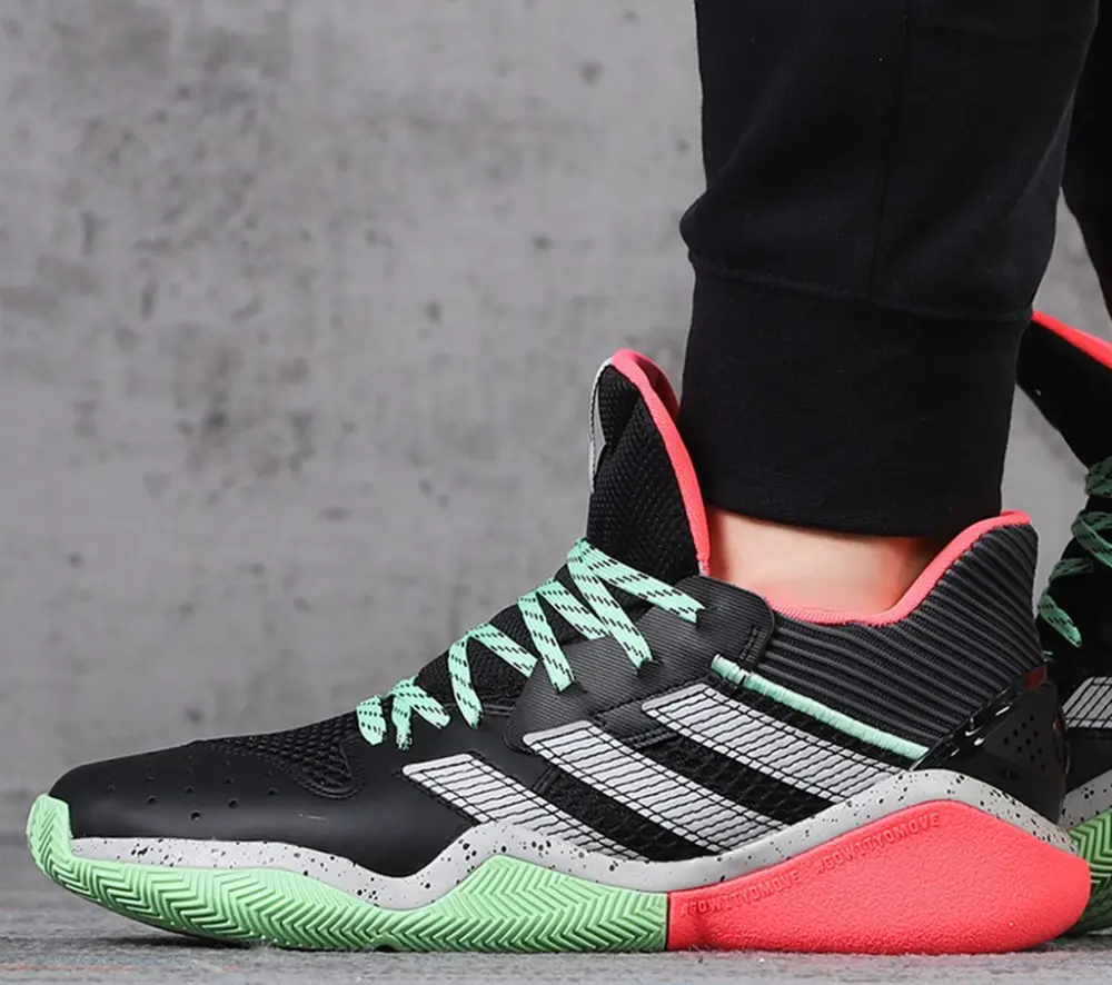 Giày Adidas Harden Stepback Black Green Red FW8486 - Ảnh 4