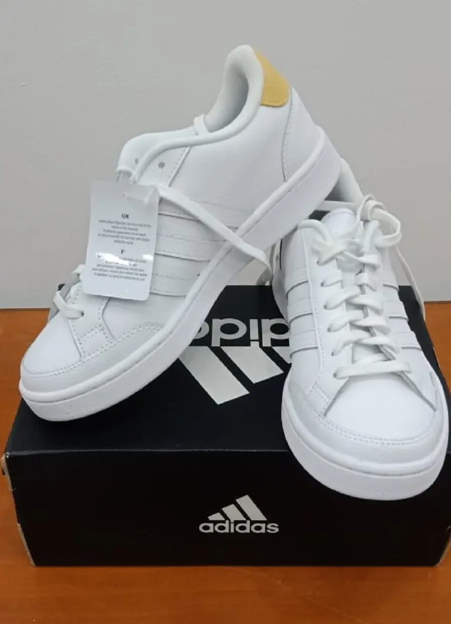 Alternative view of Giày Adidas Wmns Grand Court SE 'White Orange Tint' FW3301