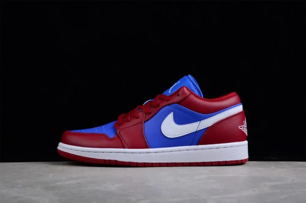 Giày Nike Wmns Air Jordan 1 Low 'Red Blue' DC0774-604 - Ảnh 5