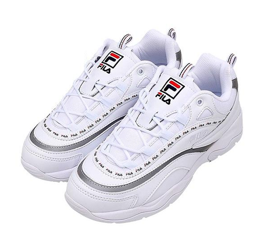 Giày Fila Ray Tapey Tape White Grey FS1SIB1171X-WWT - Ảnh 3