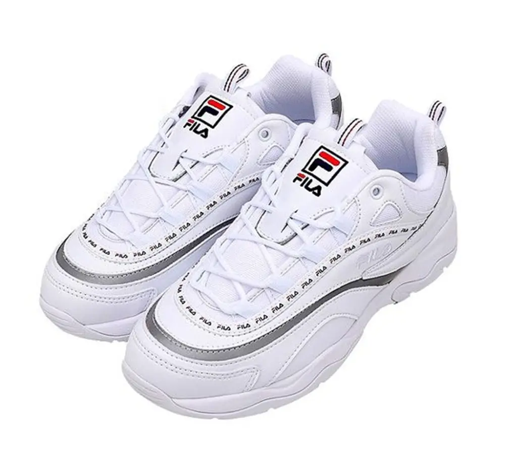 Giày Fila Ray Tapey Tape White Grey FS1SIB1171X-WWT - Ảnh 3