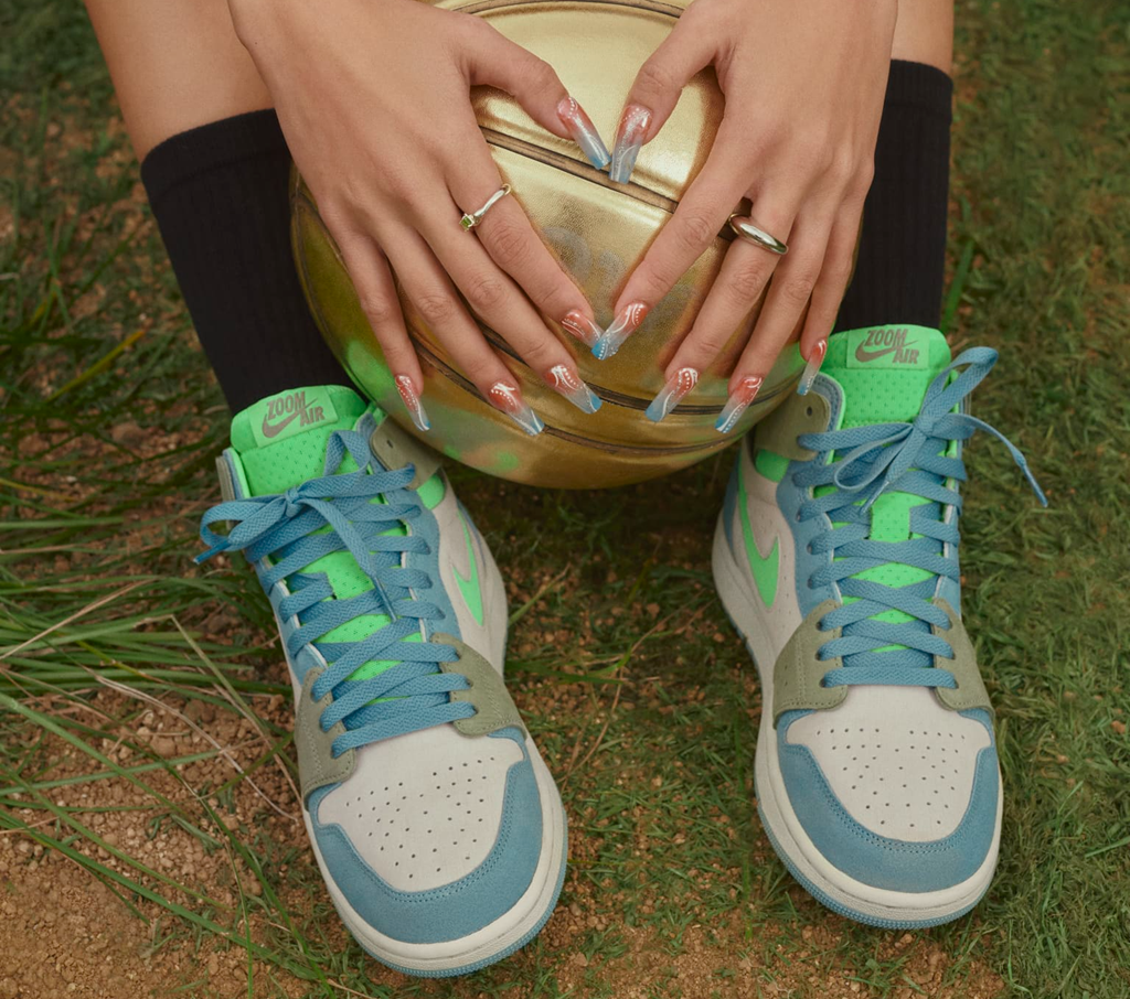 Giày Nike Air Jordan 1 High CMFT 2 'University Blue Volt' DV1305-433 - Ảnh 5